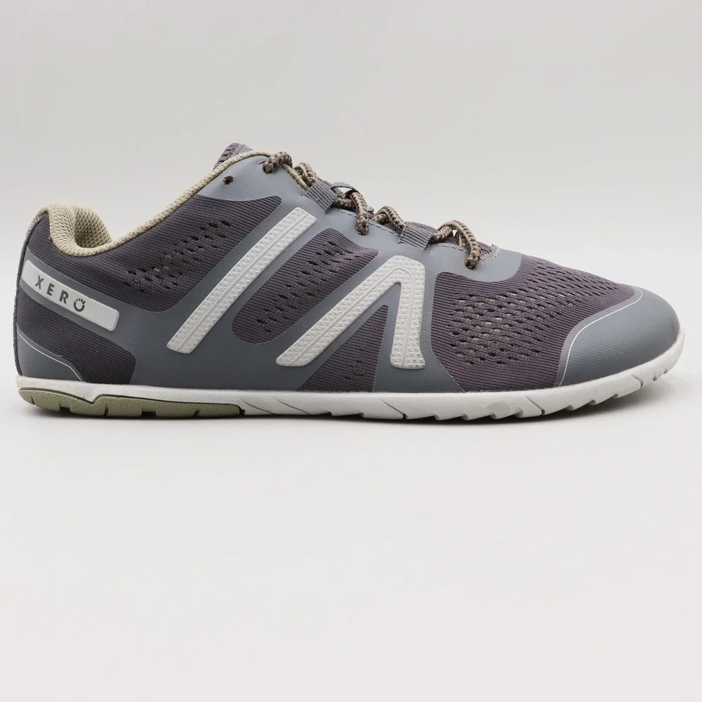 Xero Shoes HFS Mens Size 9.5 US Steel Gray Minimalist Running Shoes Barefoot